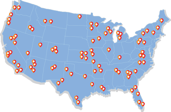 map illustrating available territories